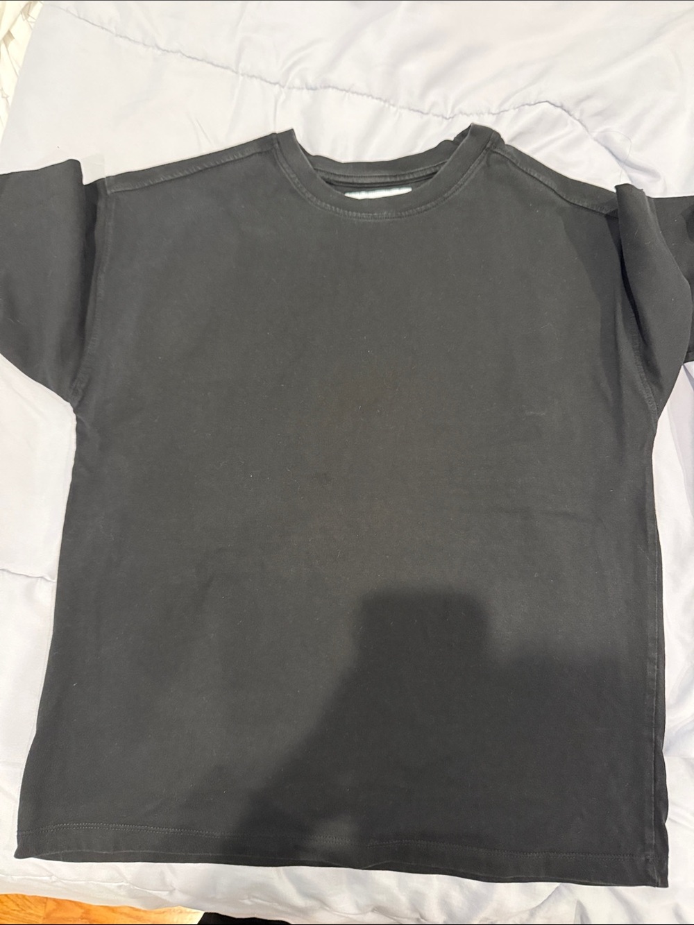 Zara Kids Black Short Sleeve Crewneck Tee